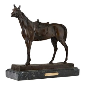 Jules Moigniez (1835-1894) -Side Saddle Horse-Bronze Sculpture