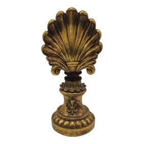 Vintage Florentine Style Gold Decorative Finial