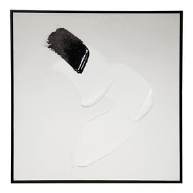 Pasargad Home Motions Hand-Painted Minimalist Oil Painting