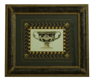 Professionally Framed & Matted Classical Urn Print