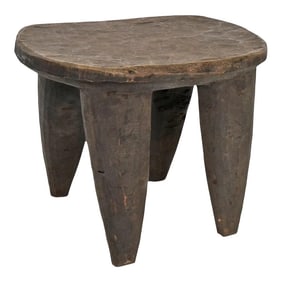 Small Vintage Senufo Wood Stool