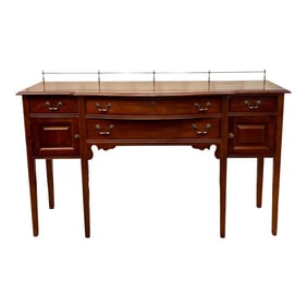 Vintage Broyhill Chippendale Style Cherry Sideboard