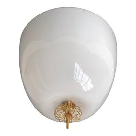 Large 1950s Flush Mount Light by Gunnel Nyman for Idman