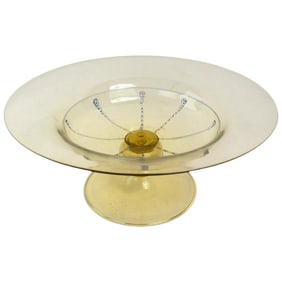 Murano Compote Bowl by Martinuzzi for Cappellin