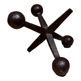 1960s Iron Jack Bookend Design Line Bill Curry Ca