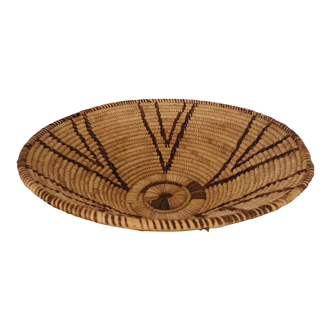 1960s Style Native American Handwoven Basket (1 of 11)