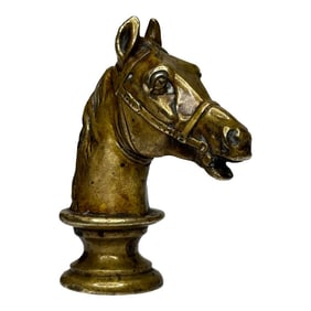 Scottish Highlands 18th Century Bronze Horse Intaglio Letter Seal