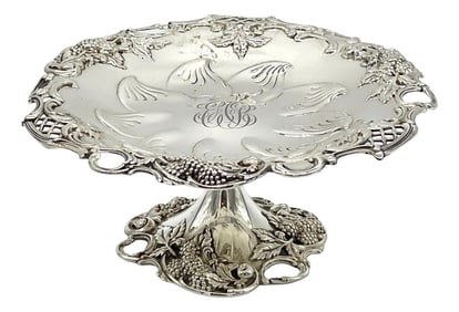 Tiffany & Company Sterling 'Blackberry' Compote/Tazza