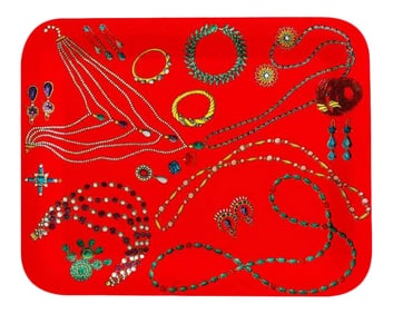 Fornasetti Large Jewelry Metal Tray