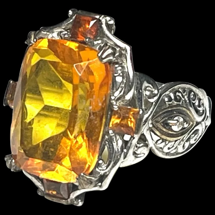 Vintage Sterling Silver Statement Ring (1 of 6)