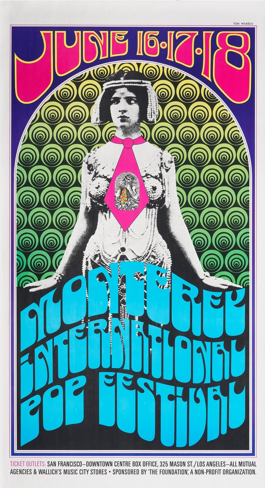 JIMI HENDRIX POP FESTIVAL POSTER: Title: JIMI HENDRIX POP FESTIVAL POSTER Description: Jimi Hendrix Pop Festival Poster mounted to board measuring at 19x34 inches Dimensions: 19x34" Reserve: $70.00 Shipping: Domestic: Flat-rate of $35