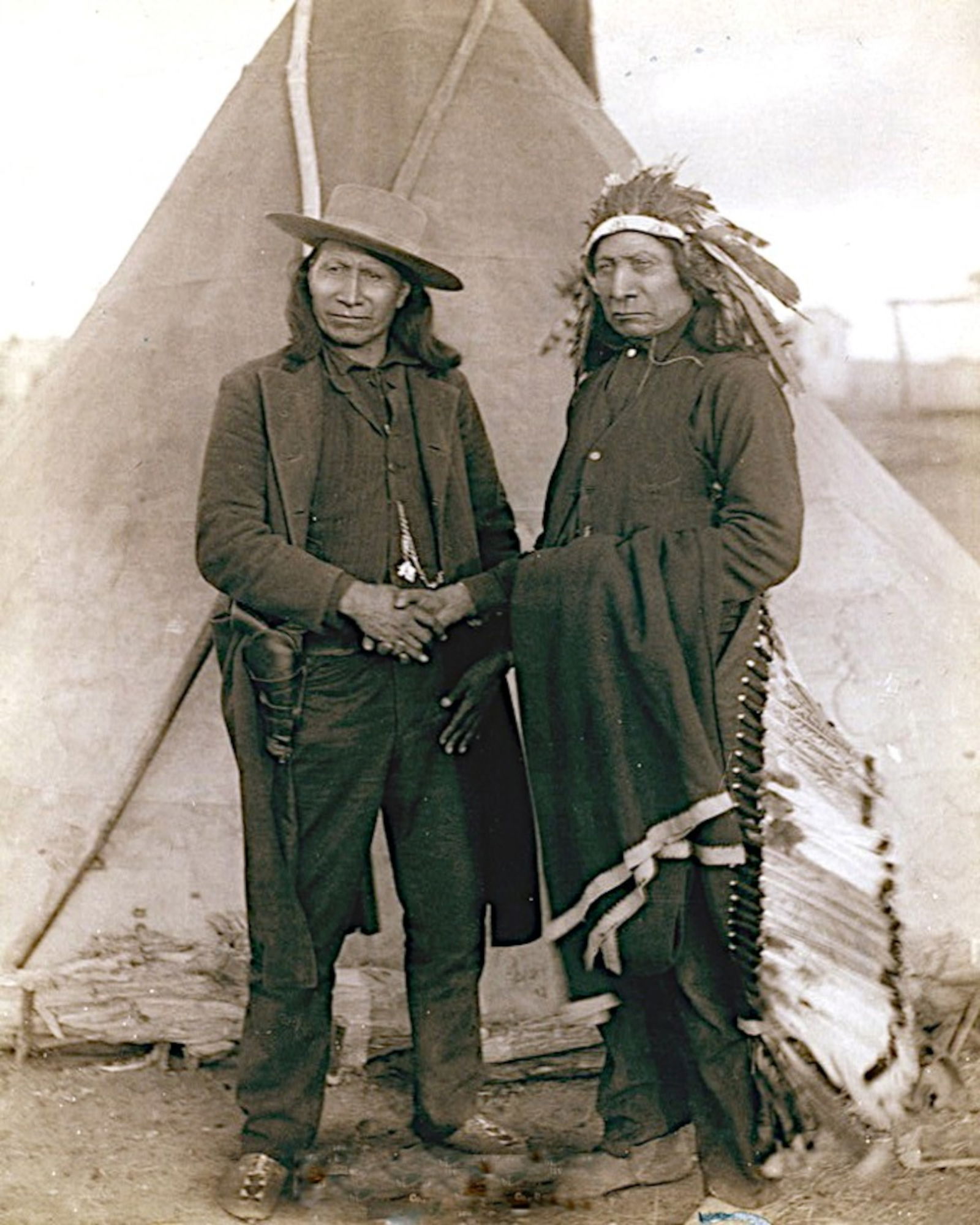 CHIEF AMERICAN HORSE WITH RED CLOUD ON PINE RIDGE RESERVATION (1 of 1)