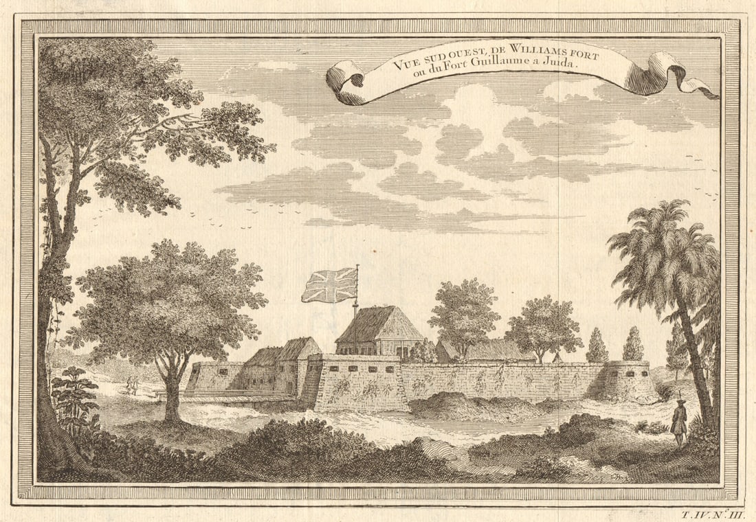 Williams Fort ou du Fort Guillaume à Juida'. Fort Williams, Ouidah, Benin 1747 (1 of 1)