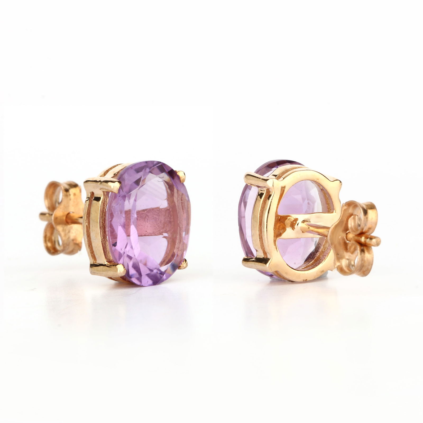 Earrings: Brazil Amethyst Oval 10x8mm (1 of 4)