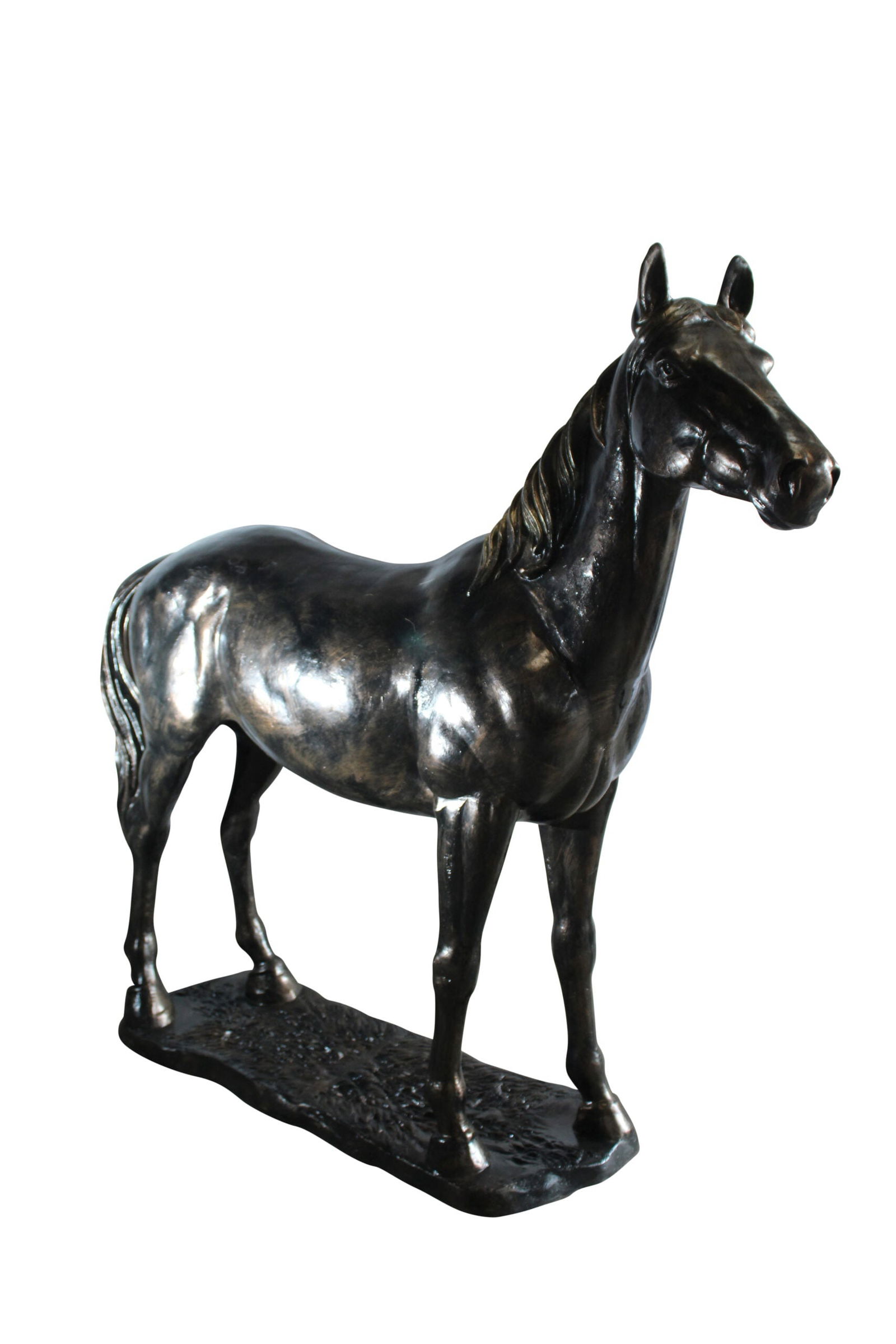 Majestic Aluminum Horse Statue Life Size Decorative Art 76" x 19" x 67"H (1 of 12)