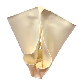 Mid Century Organic Form Sculpture Vase Signed