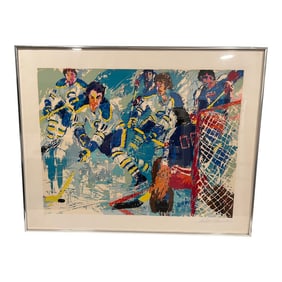 LeRoy Neiman "French Connection" Artist Proof Hockey Serigraph C. 1977