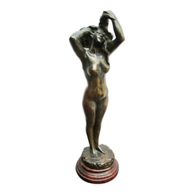 Rodin Bronze Standing Female Nude
