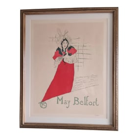 1959 May Belfort Lithograph, After Henry De Toulouse-Lautrec