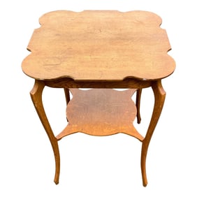 Antique Oak Parlor Table