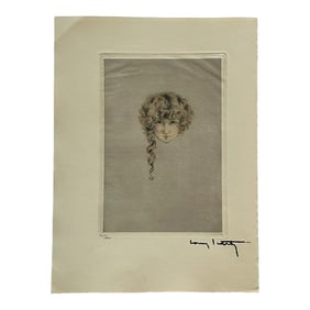 Louis Icart - Curly Locks From "L'ingenue Libertine"