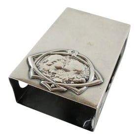 Russian Silver Match Box Cover