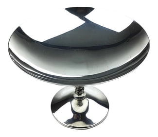 Spanish Valero Silver Plated Pedestal Trinket Dish