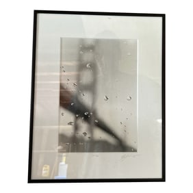 1990s Craig Fonarow Photography Bridge In The Rain Framed Photograph