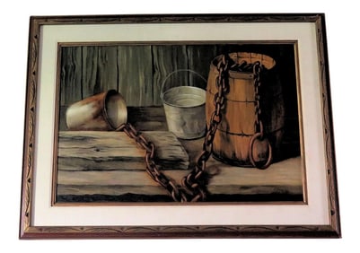 Andrew Wyeth Style Painting by Artist K. Guzevich