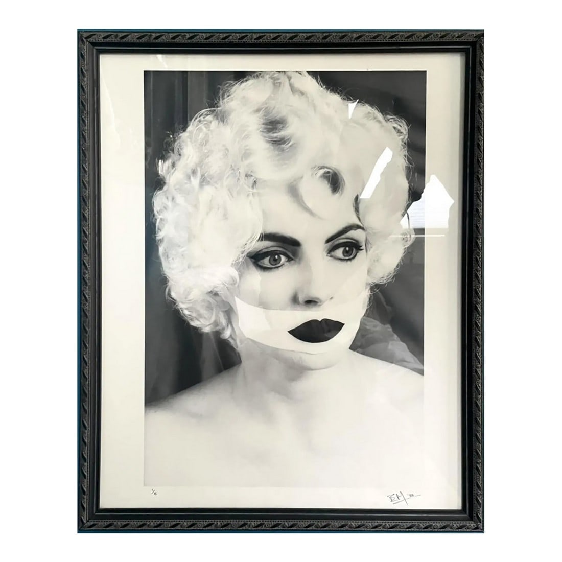 Edward Mapplethorpe Original Photograph Titled 'Melody' - Signed/Framed/Dated (1988) (1 of 6)