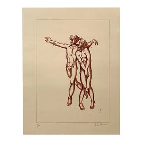 Paolo d'Anna Figurative Signed Lithograph, Edition - Petrushka Ballet Edition 24/90