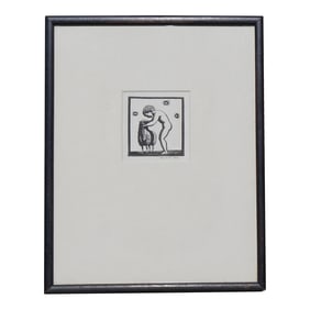 Rockwell Kent "Child and Lamb," 1926 Signed Woodcut – Kennedy & Co. Rare Prints, DBJ 11