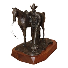 Original Melvin Charles Warren Bronze Sculpture 1969, #10/25