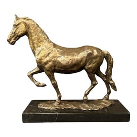 Early 20th Century Bronze Horse Sculpture by Antoine Bourdelle
