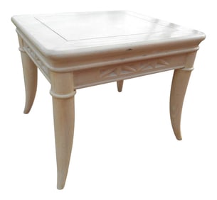 Henredon Cow Horn Legs Side Table