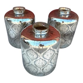 Mirror/Mercury Glass Decorative Jugs-A Set