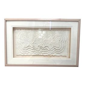 Postmodern Ed Pasternak Pressed Paper Art