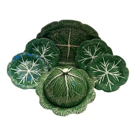 Bordallo Pinheiro Platter/Covered Dish Set