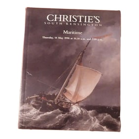 Christie's London Maritime Art & Memorabilia Auction Catalog 1998