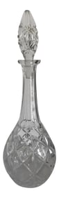 Vintage 1960s Cut Crystal Decanter