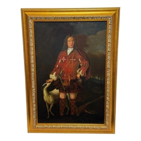 Scottish Oil Painting the Jacobite Lord: Kenneth Sutherland, 3rd Lord Duffus "” After Richard