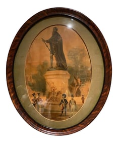 Late 19th Century Victorian Figurative Painting, Framed