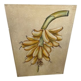 Original Banana Branch Oil Painting by Benedict