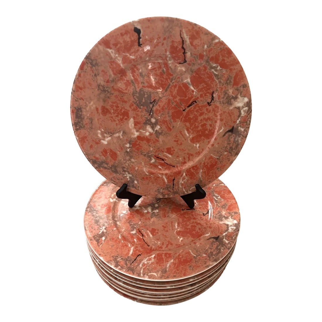 Set of 10 Villeroy & Boch Marble Dinner Plates: Beautiful set of 10 Villeroy & Boch "Siena" Marble Look Dinner Plates. Mix and Match with solid color salad plates etc. 12in x 1in h Make sure to follow me, I have flash sales for my followers only. C