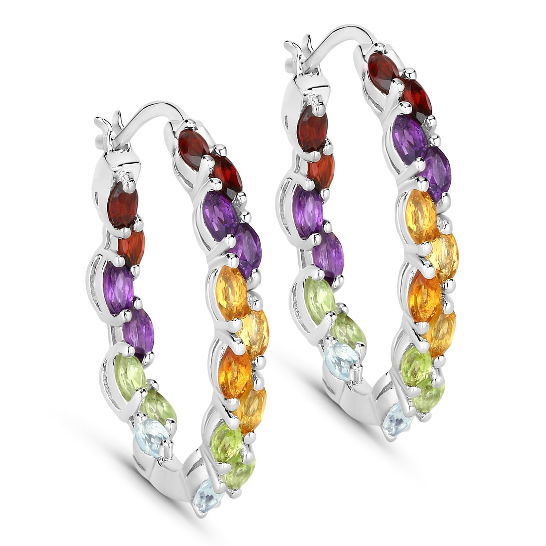 Earrings: African Amethyst Marquise 4x2mm (1 of 1)