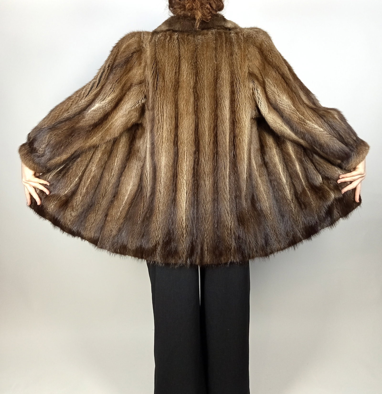 BISAM FUR JACKET EU: L - US:18 (1 of 10)