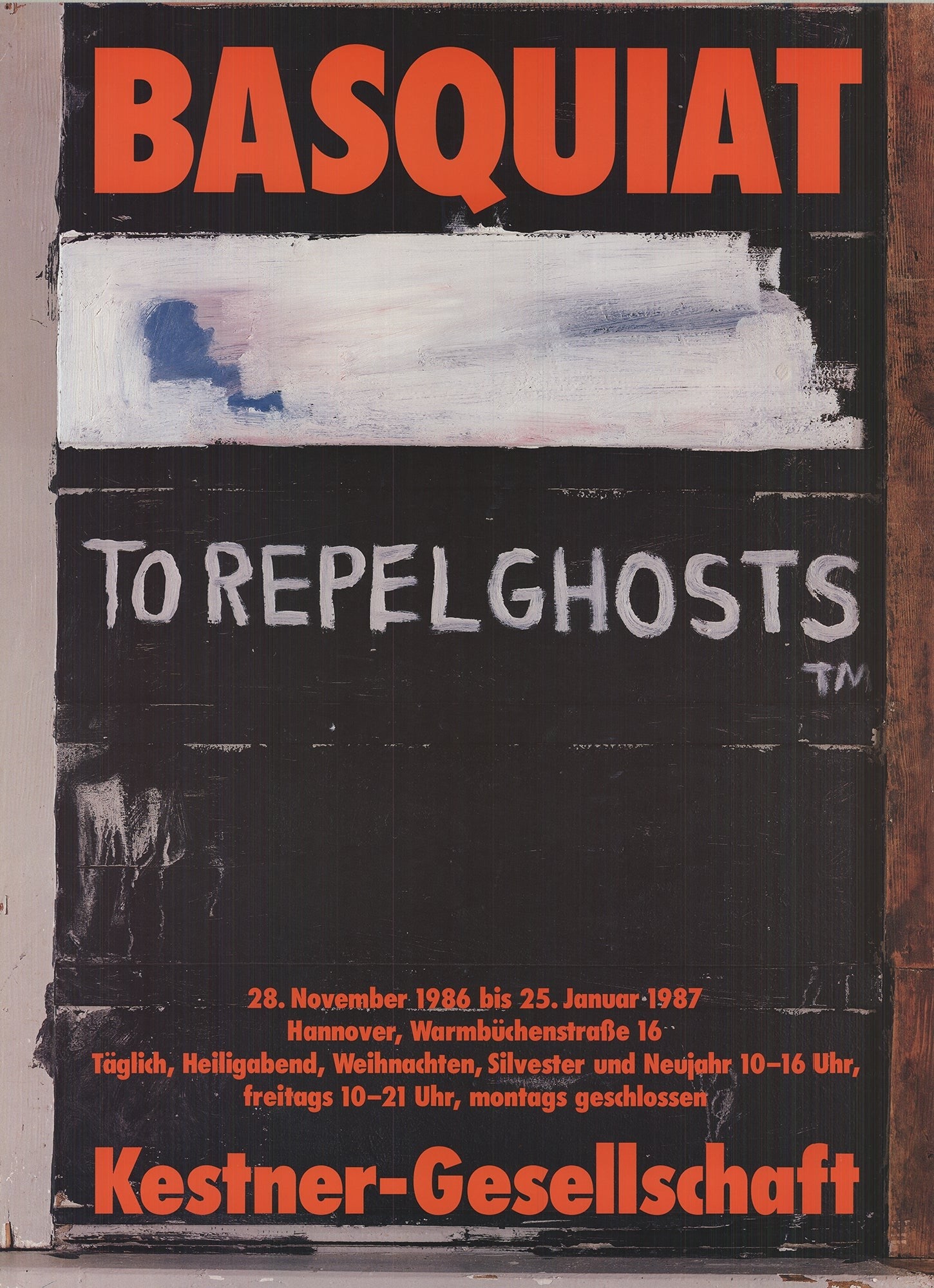 Jean-Michel Basquiat - To Repel Ghosts - 1986 Offset Lithograph 33" x 24.25" (1 of 4)