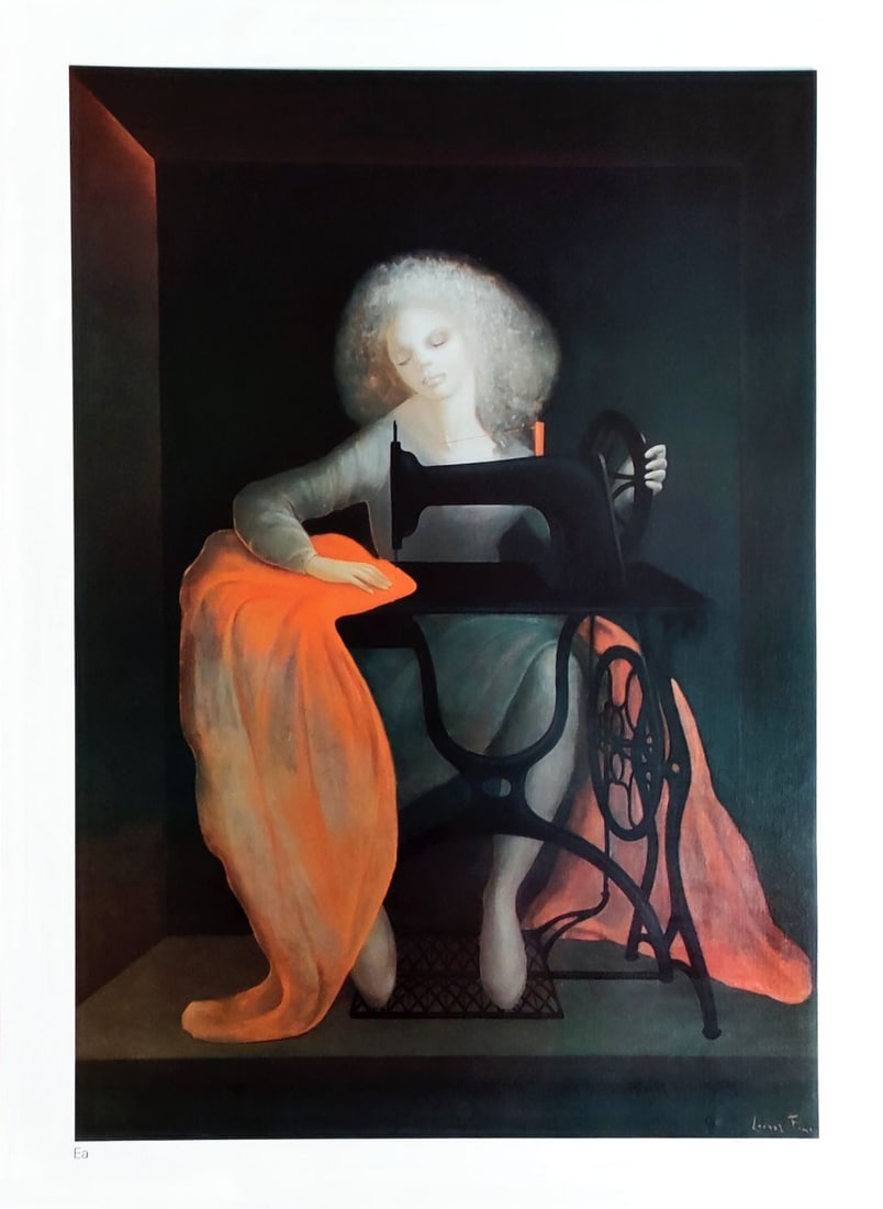 Leonor Fini Photogravure Untitled 1980: Title: Leonor Fini Photogravure Untitled 1980 Artist: Leonor Fini Description: Artist: Leonor Fini Country: Argentina Title: Untitled Medium: Photogravure Marks: Not signed, not numbered Paper: Rive