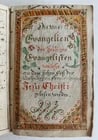18th century GERMAN antique MANUSCRIPT ILLUSTRATED: Title: 18th century GERMAN antique MANUSCRIPT ILLUSTRATED Description: MANUSCRIPT in GERMAN With printed illustrations Original leather binding 132, 48 pp. Size about 4 by 6 inches Worn binding, good