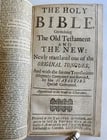 1685 BIBLE ENGLISH antique Old & New Testament w/ Concordance & Psalms: Title: 1685 BIBLE ENGLISH antique Old & New Testament w/ Concordance & Psalms Description: The Holy Bible: Containing the Old and the New Testament. Oxford, at the Theatre, 1685 PP: A-Hh6 (Notes in in